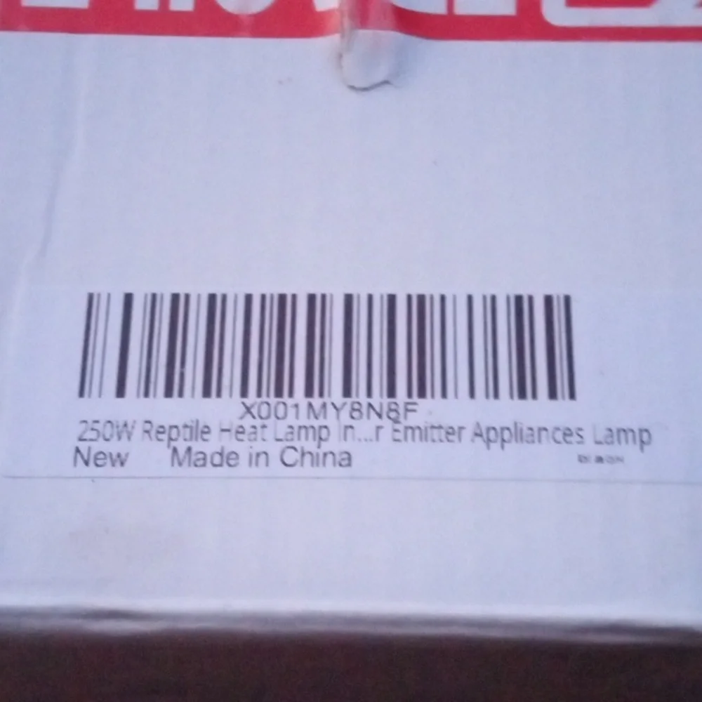 New! 250w Reptile Heat Emitter Blub.